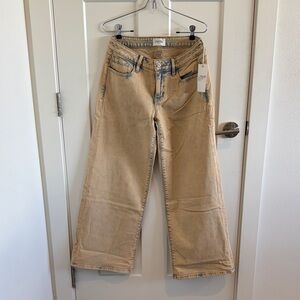 Ceros Women's Straight Leg Jeans - Tan